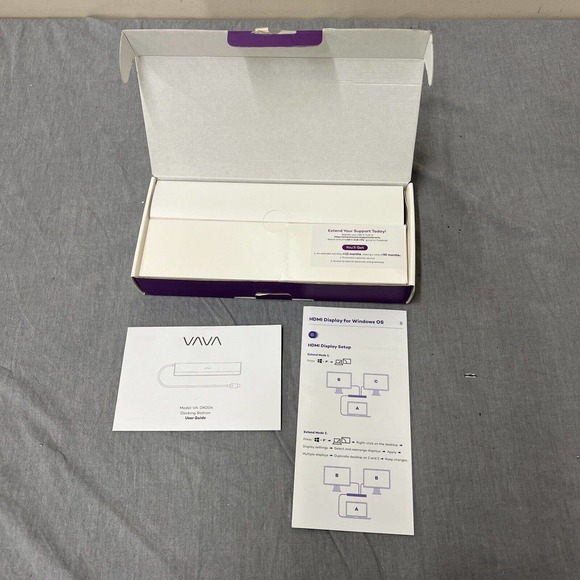 VAVA 12-in-1 Dual 4K USB-C Docking Station HDMI VA-DK004 (R2992) FS BnftsCharity - Picture 1 of 9